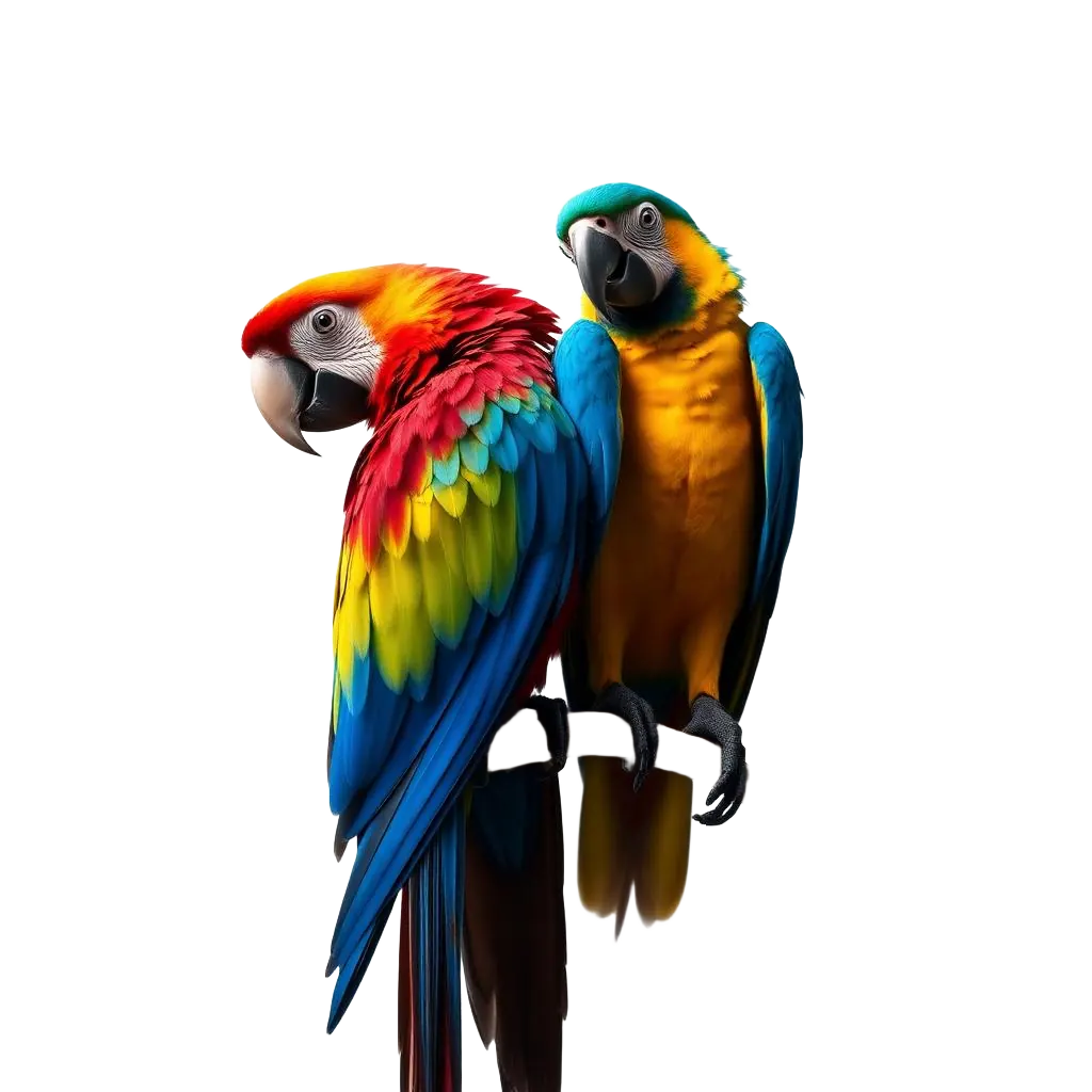 Scarlet & Blue-Yellow Macaws
